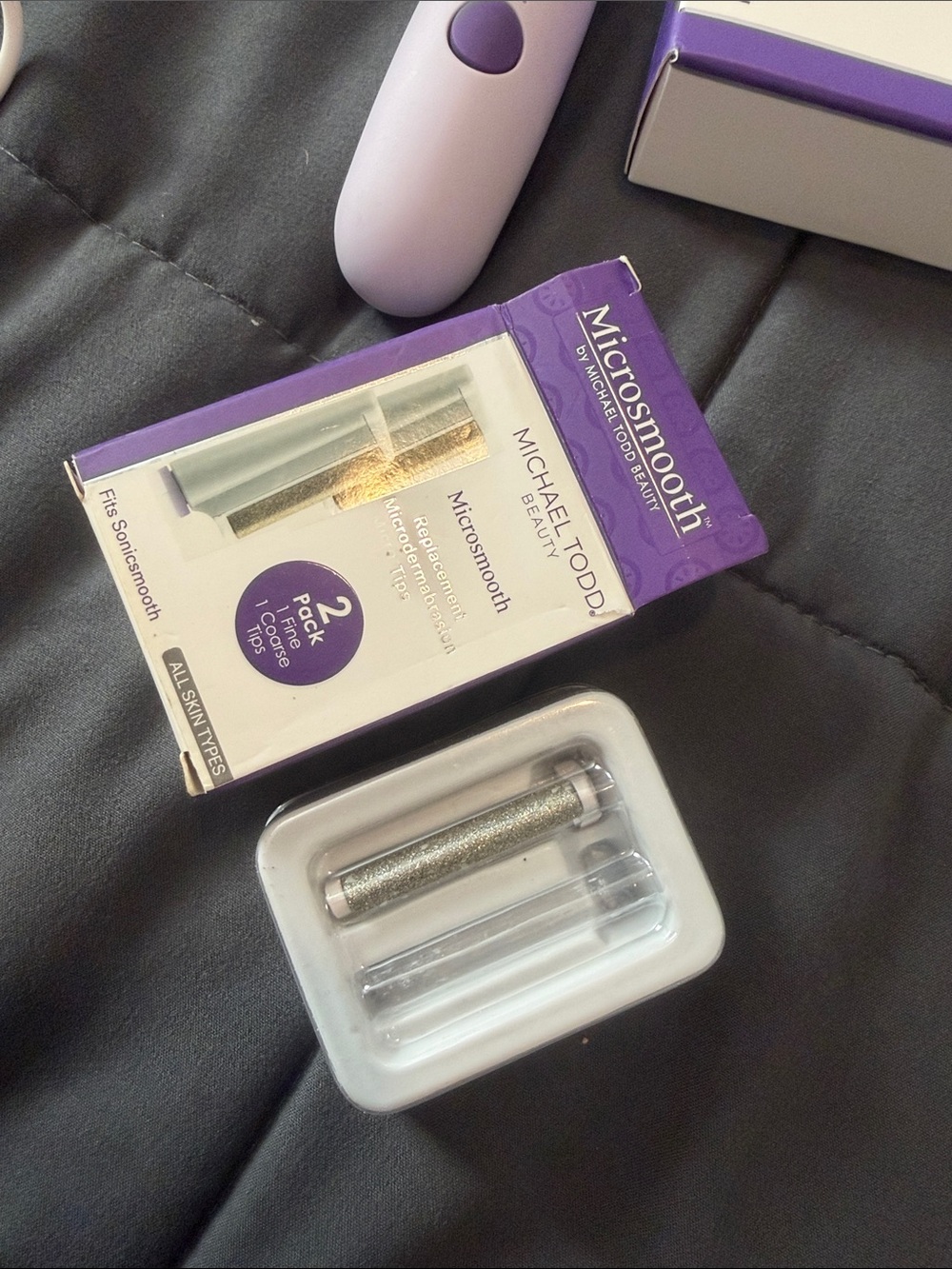 Michael Todd Beauty Sonicsmooth Handle & 16 Replacement Tips - Picture 6 of 7